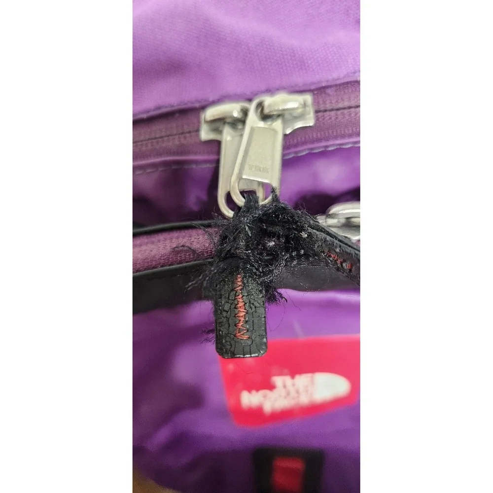 The North Face Hot Shot Backpack Purple Black Red T196 T596 Daypack